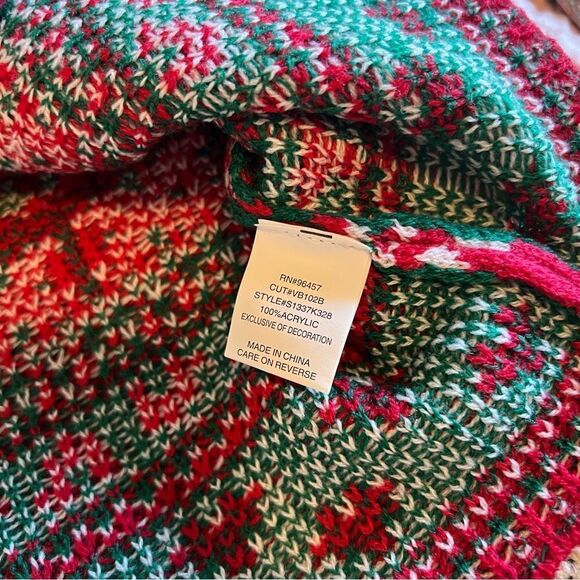 Love On A Hanger NWT Ugly Christmas Sweater Mini Skirt Sz M Red Green Fair Isle - Picture 6 of 10